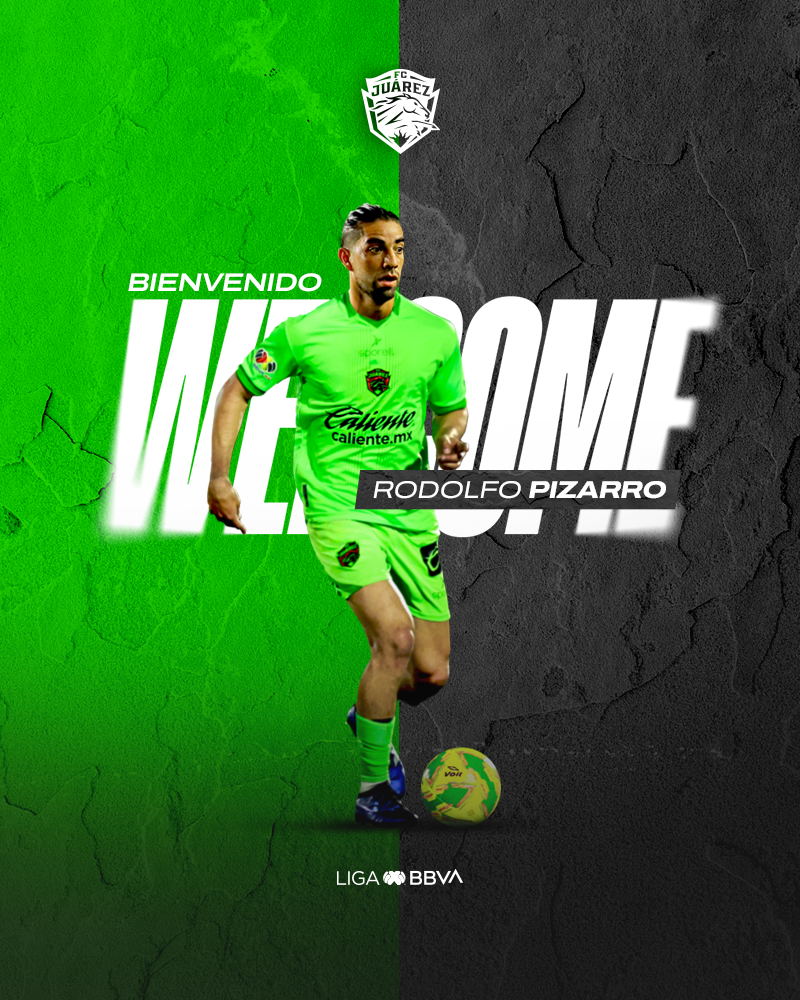 Rodolfo Pizarro es nuevo futbolista de Bravos 1 BIENVENIDA WEB PIZARRO CL 2025