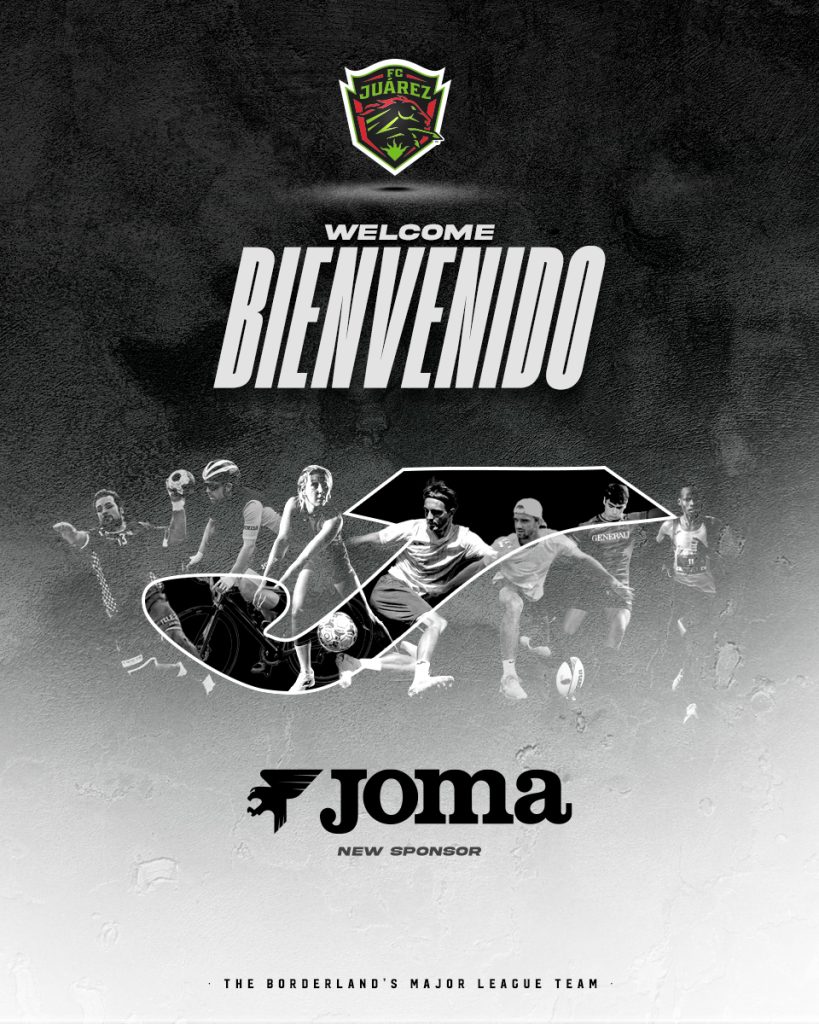 Joma vestirá a FC Juárez 1 BIENVENIDO JOMA 2025