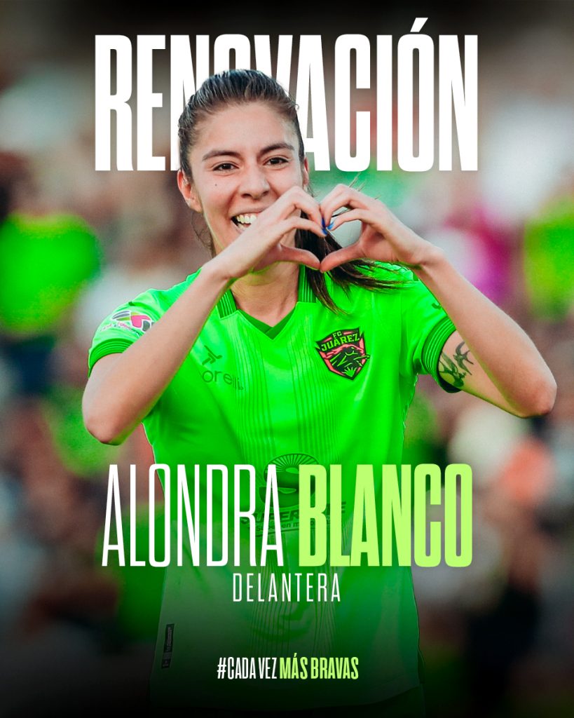 Alondra Blanco seguirá siendo Brava 1 RENOVACION Alondra Blanco FEED