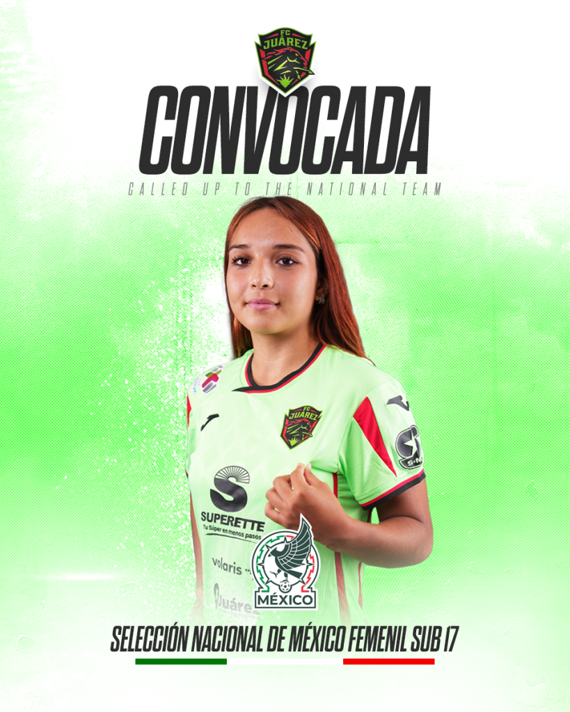 Hana Soto, convocada a la Selección Mexicana Sub-17 1 CONVOCADAS N FEED AP 2025 FEM HANA SOTO