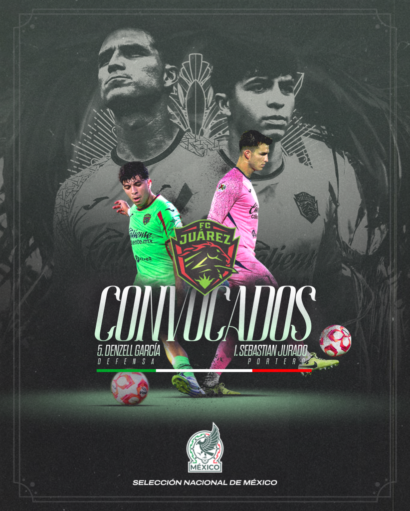 Sebastián Jurado y Denzell García son convocados a la Selección Mexicana 1 CONVOCADOS 22 AGO 2025