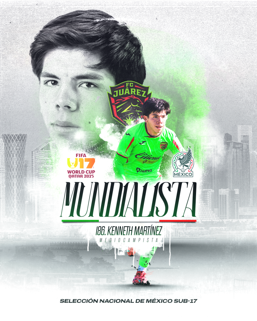 El juarense Kenneth Martínez representará a México en el Mundial Sub-17 1 IMG 8959