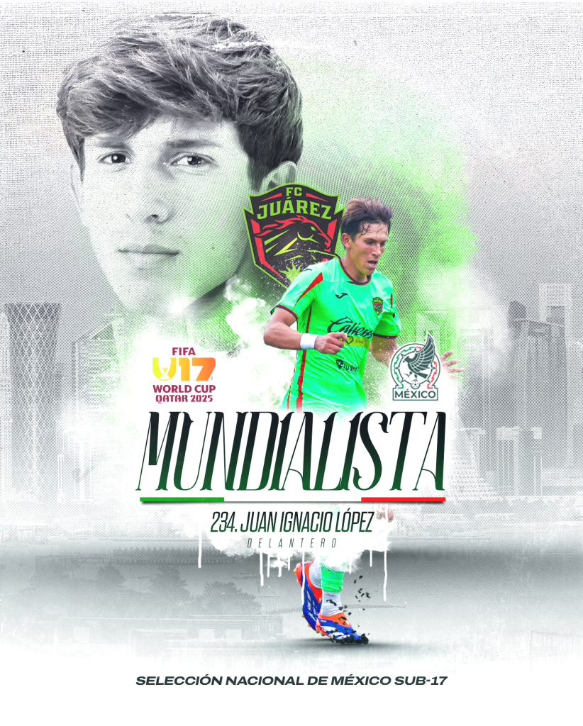 El juarense Juan Ignacio López se suma a la convocatoria de México para el Mundial Sub-17 1 IMG 9055
