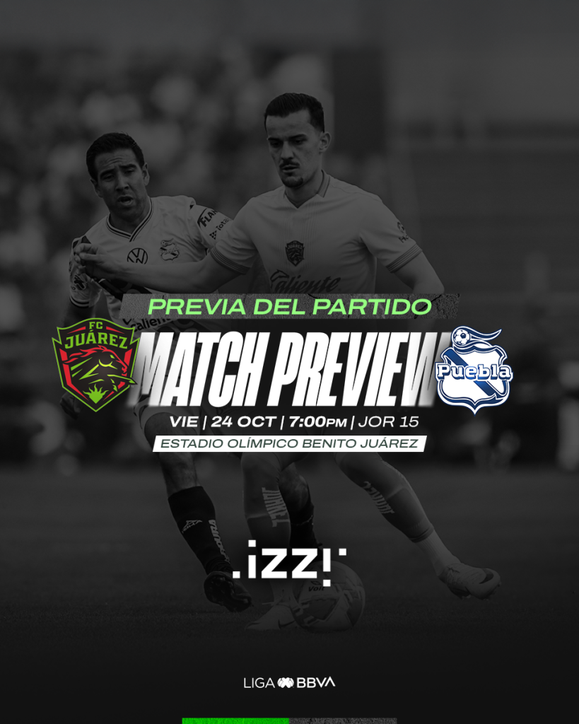 Bravos recibe a Puebla por la Jornada 15 del Apertura 2025 1 J15 PREVIA DEL PARTIDO AP 2025