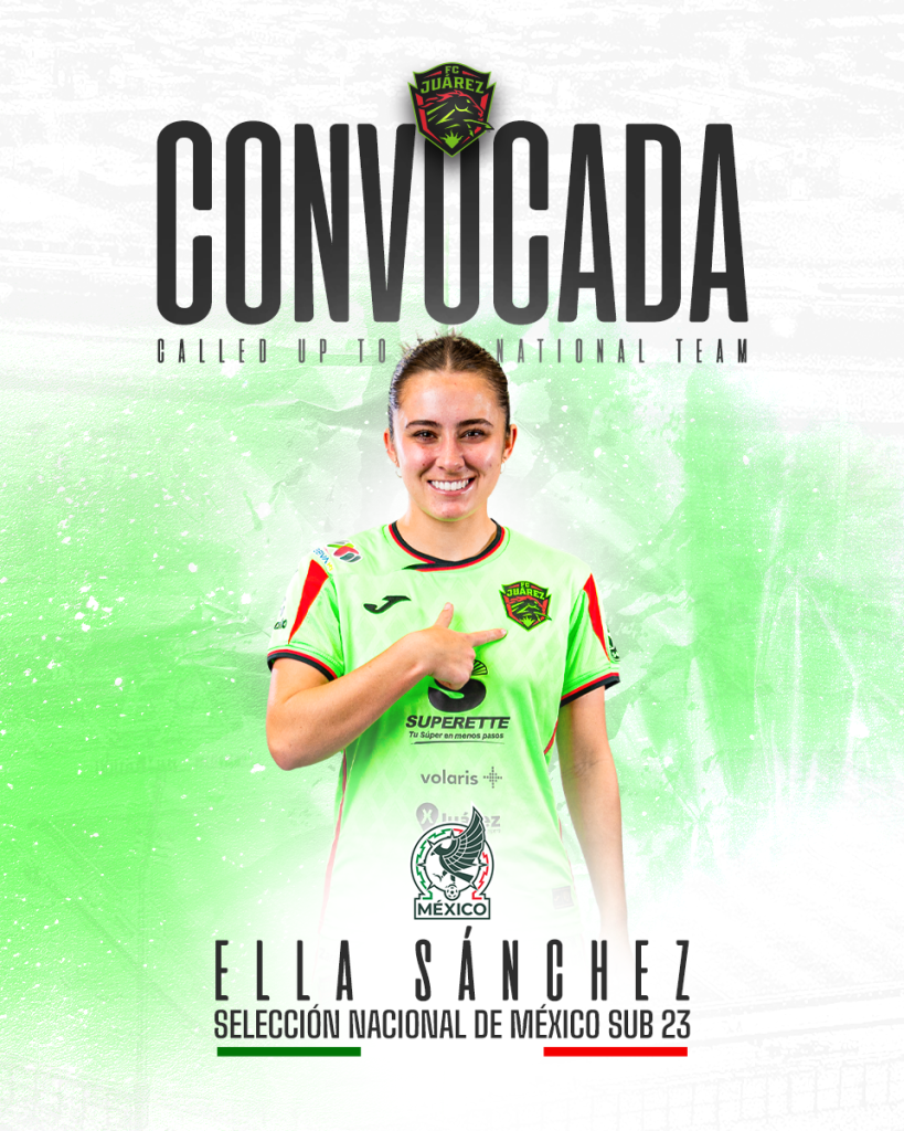 Ella Sánchez, convocada con la Selección Mexicana Sub-23 1 CONVOCADA ELLA SANCHEZ FEED