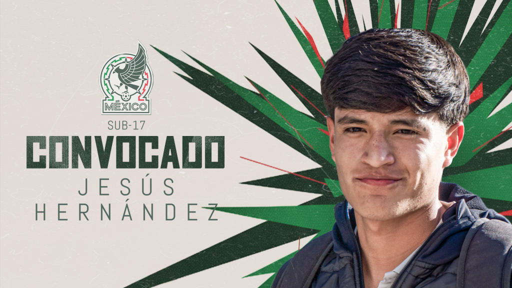 Convocan a Jesús Hernández a la Selección Mexicana Sub-17 1 CHUY CONVOCADO PANTALLA