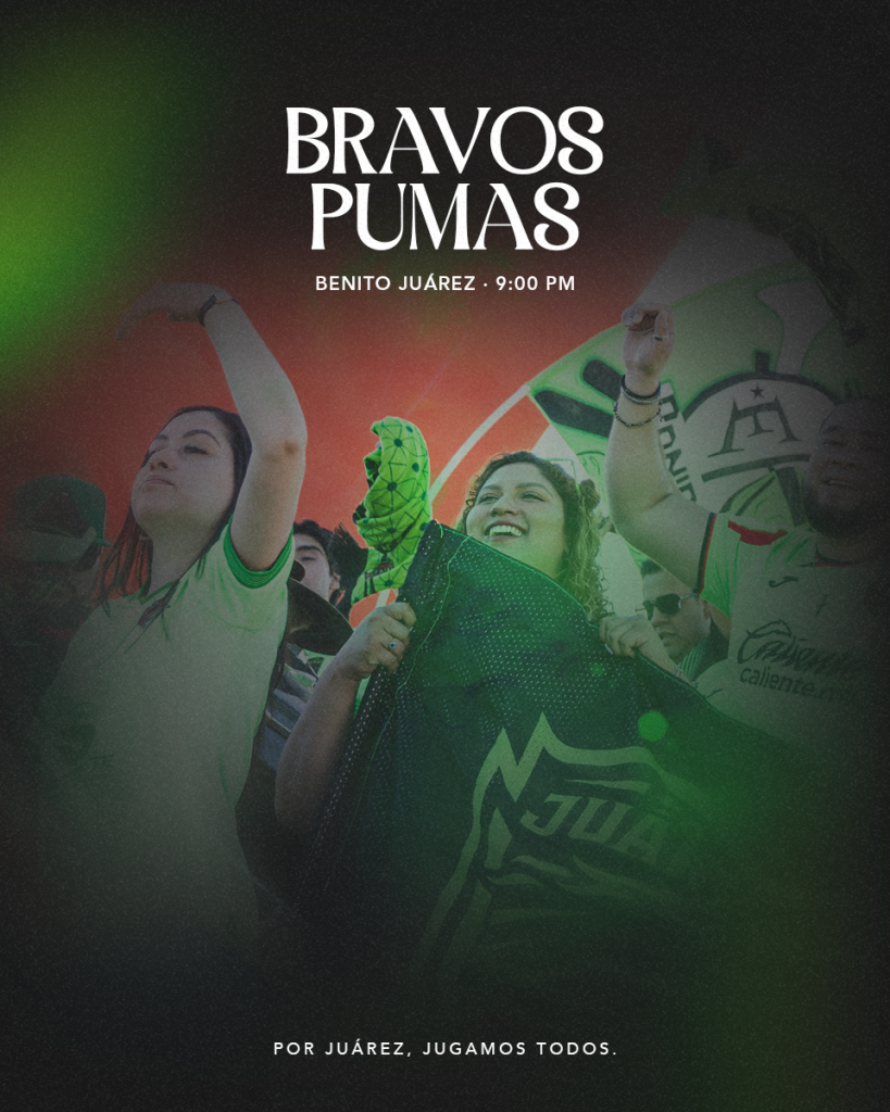 Bravos recibe a Pumas en la Jornada 3 del Apertura 2026 1 J3 BRAVOS X PUMAS AP26